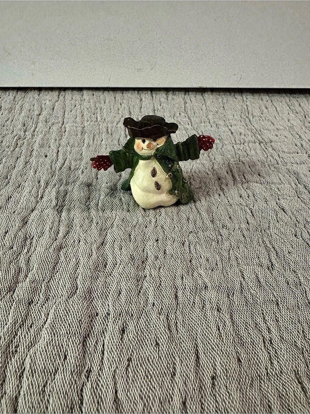 Vintage Hallmark Keepsake "The Snowmen of Mitford" Series — Miss Rose Figurine